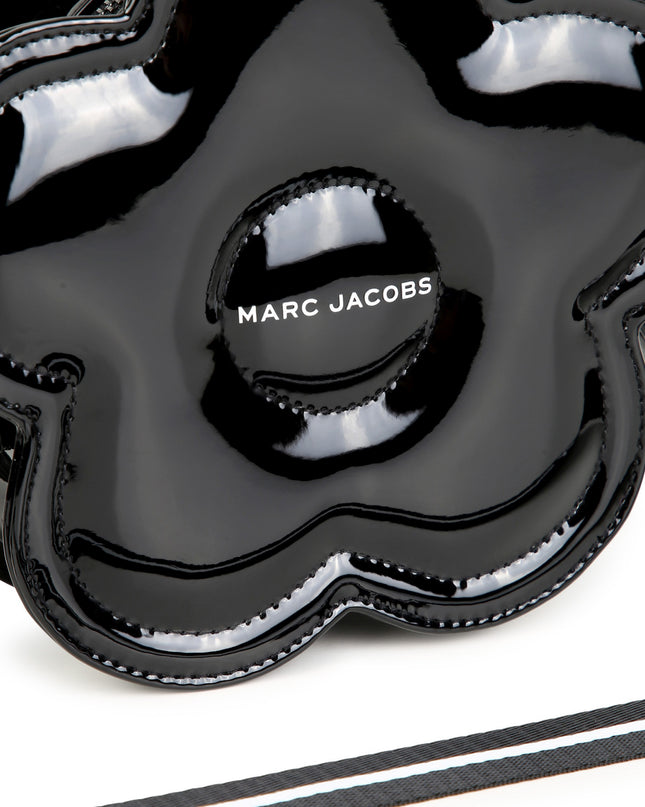 Kids Atelier MARC JACOBS Black Flower Crossbody Bag