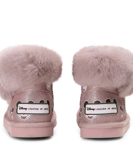 kids atelier master of arts Pink Mickey Boots