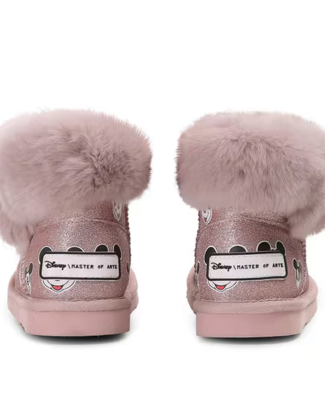 kids atelier master of arts Pink Mickey Boots