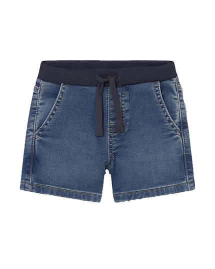 kids atelier mayoral Blue Denim Baby Shorts