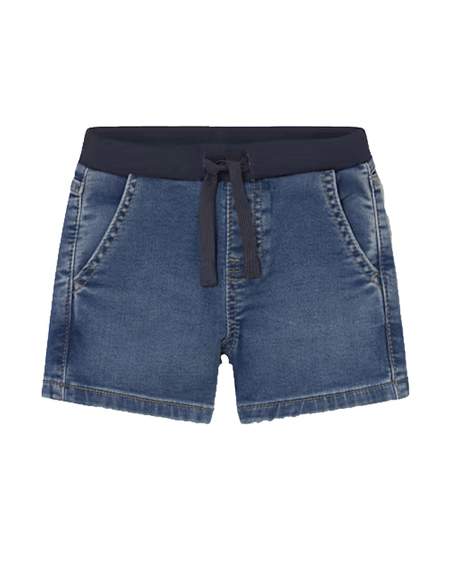kids atelier mayoral Blue Denim Baby Shorts