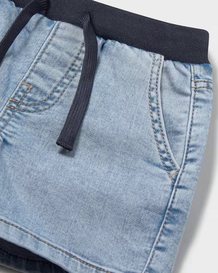 kids atelier mayoral Light Denim Baby Shorts