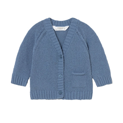 kids atelier mayoral Blue Knitted Baby Cardigan