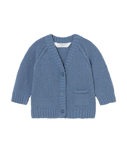 kids atelier mayoral Blue Knitted Baby Cardigan