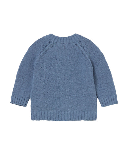 kids atelier mayoral Blue Knitted Baby Cardigan