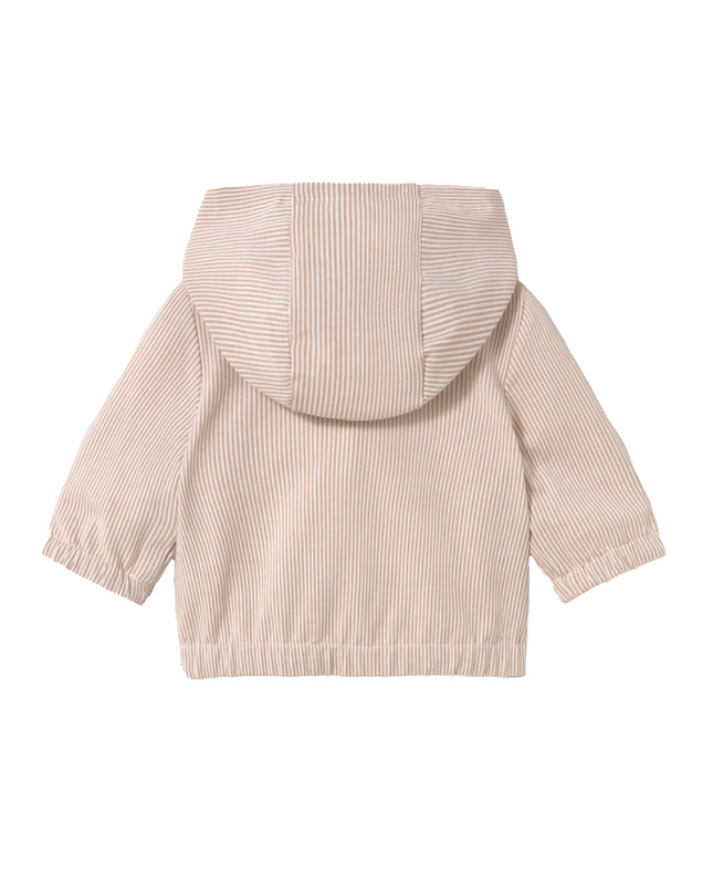kids atelier mayoral Beige Striped Hooded Jacket