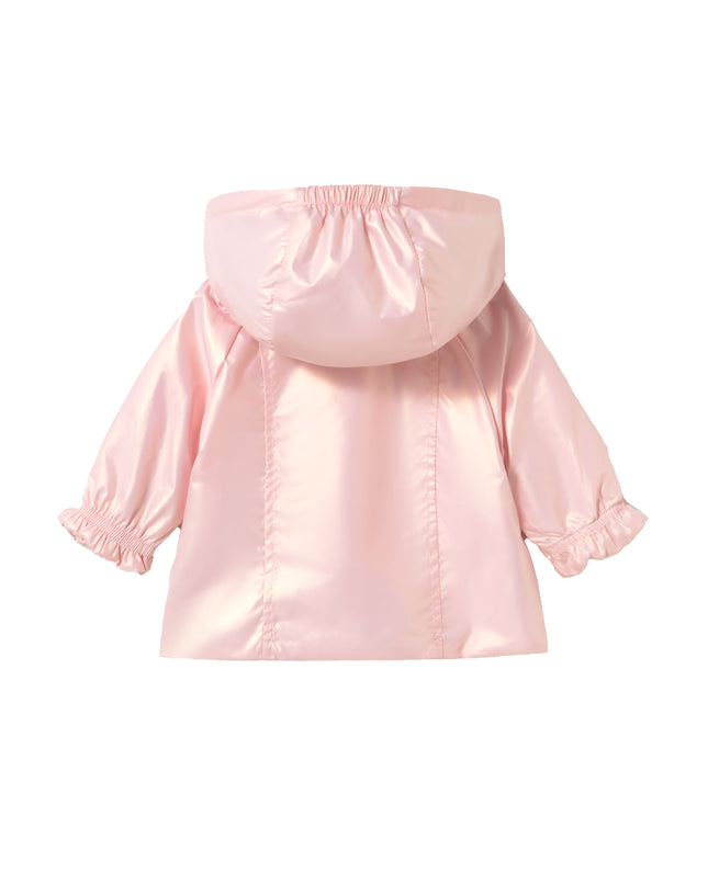 kids atelier mayoral Pink Hooded Glossy Jacket