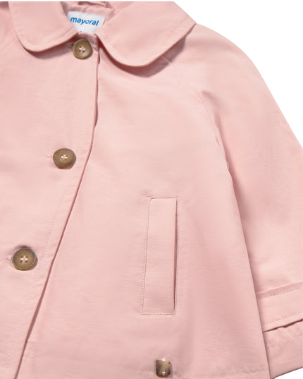 kids atelier mayoral Light Pink Children’s Trench Coat