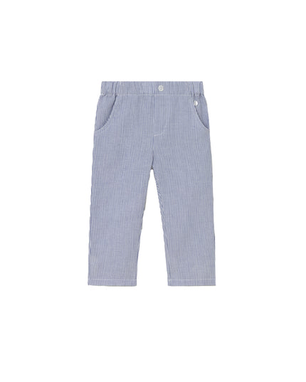 kids atelier mayoral Blue & White Pinstripe Pants