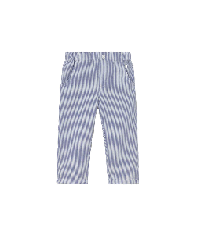 kids atelier mayoral Blue & White Pinstripe Pants