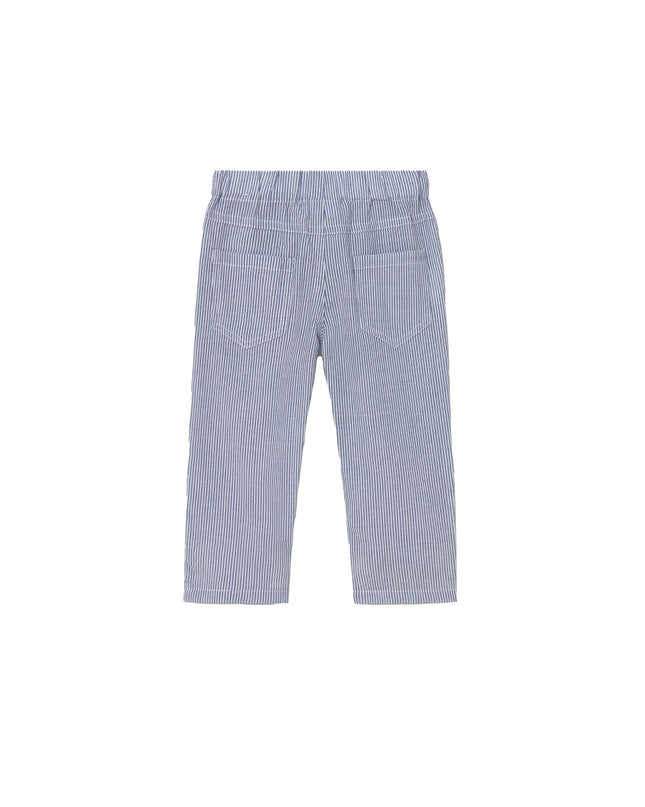 kids atelier mayoral Blue & White Pinstripe Pants