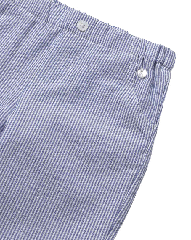 kids atelier mayoral Blue & White Pinstripe Pants