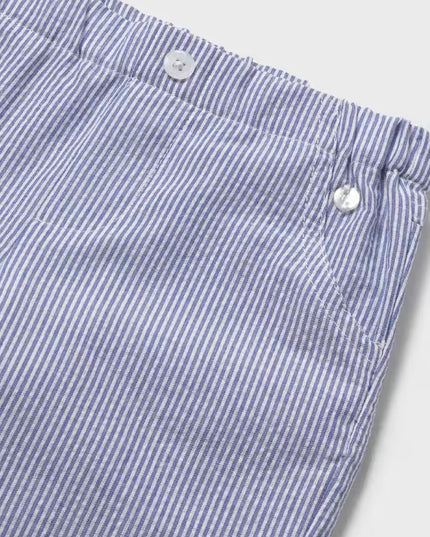kids atelier mayoral Blue & White Pinstripe Pants