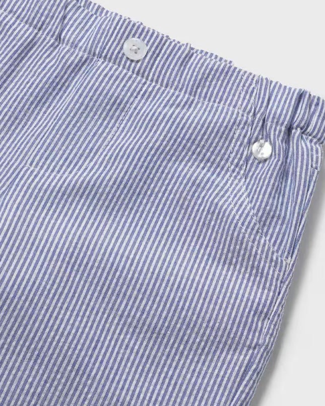 kids atelier mayoral Blue & White Pinstripe Pants