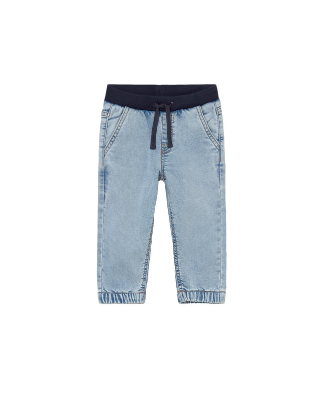 kids atelier mayoral Light Blue Jeans With Elastic Waistband