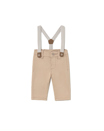 Kids atelier mayoral Beige Pants Baby With Suspenders