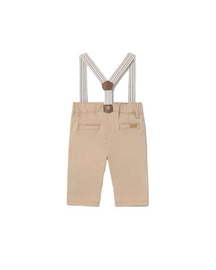 Kids atelier mayoral Beige Pants Baby With Suspenders