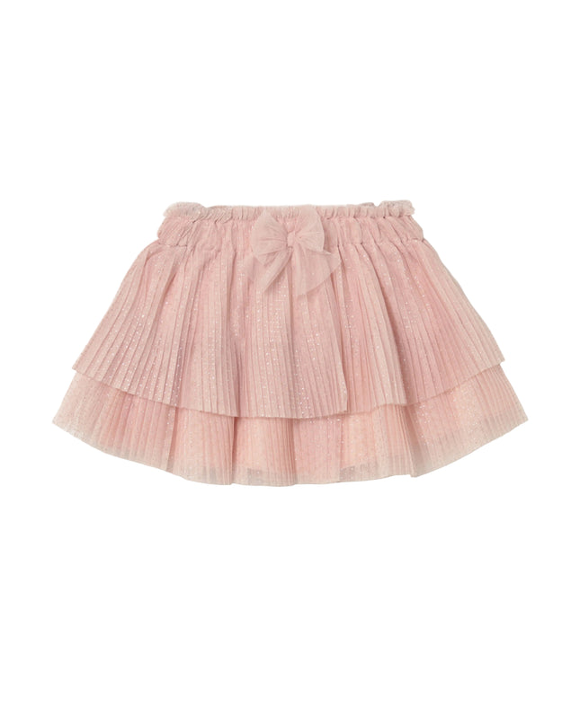 kids atelier mayoral Pink Baby Pleated Tulle Skirt