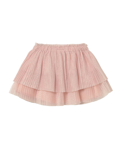 kids atelier mayoral Pink Baby Pleated Tulle Skirt