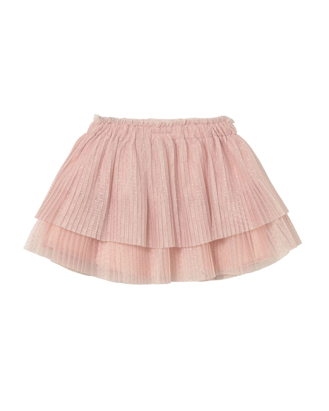 kids atelier mayoral Pink Baby Pleated Tulle Skirt