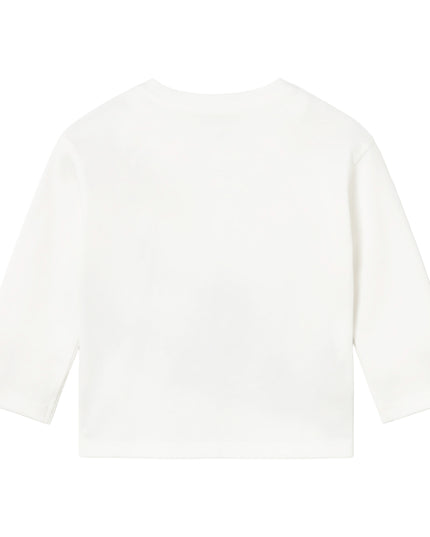 kids atelier mayoral White Skiing Tiger T-Shirt