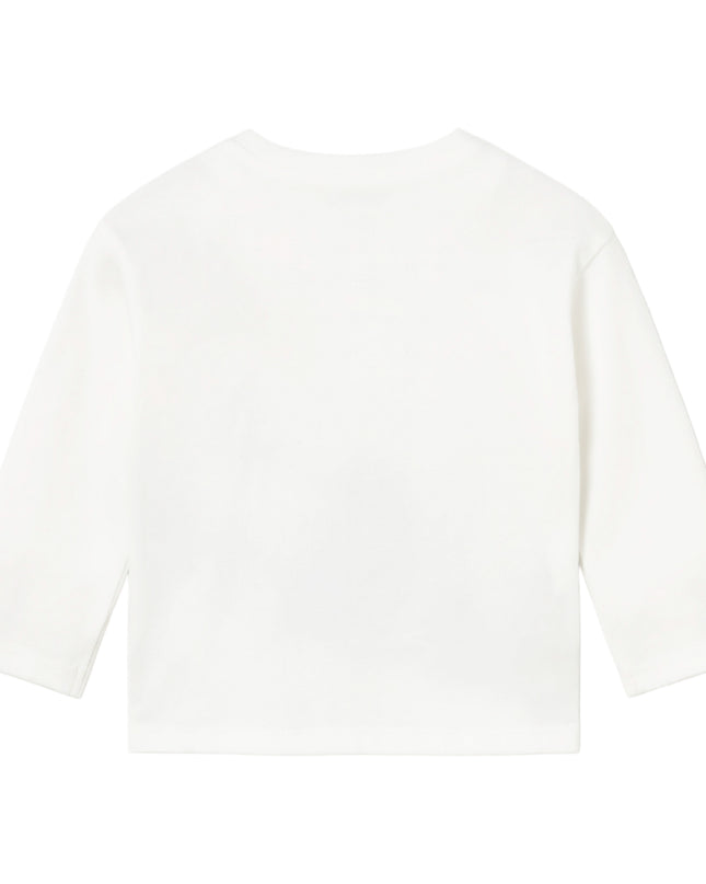 kids atelier mayoral White Skiing Tiger T-Shirt