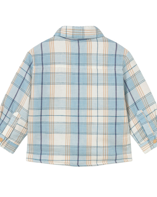 kids atelier mayoral Blue Checked Overshirt