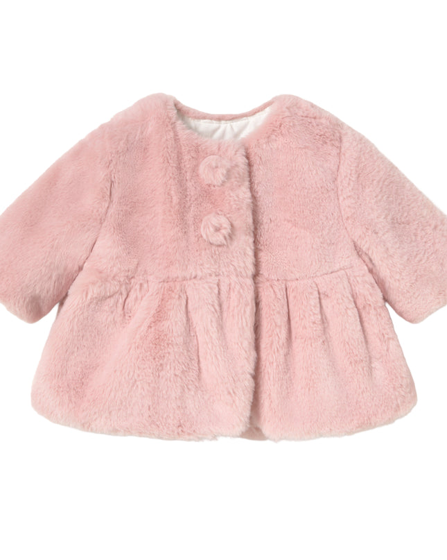 kids atelier mayoral Pink Faux Fur Coat