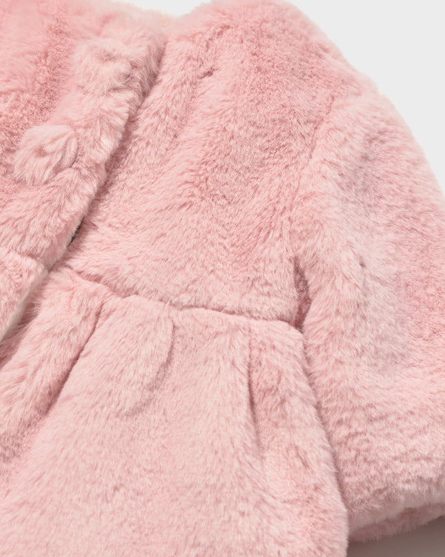 kids atelier mayoral Pink Faux Fur Coat