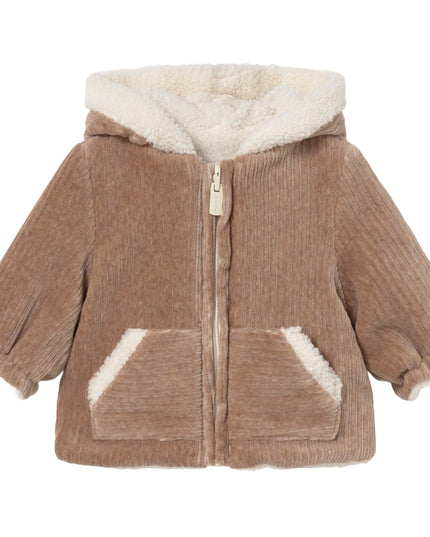 kids atelier mayoral Brown Reversible Fur Jacket