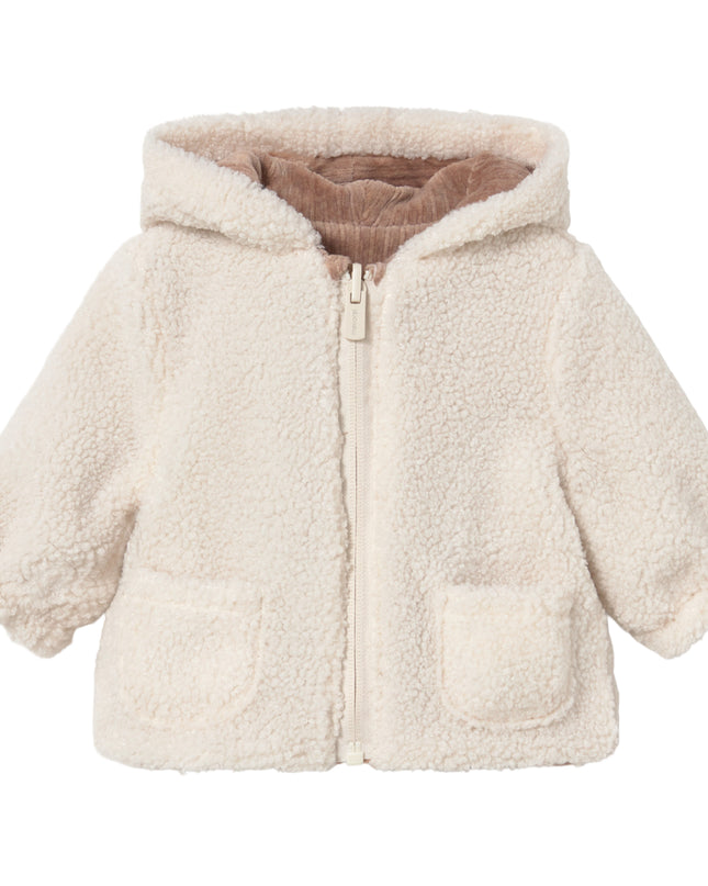 kids atelier mayoral Brown Reversible Fur Jacket