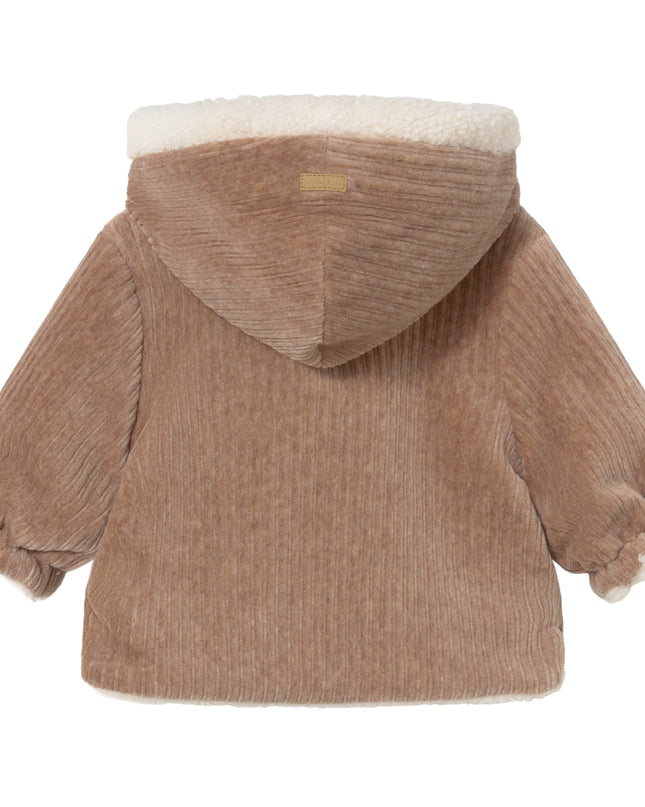 kids atelier mayoral Brown Reversible Fur Jacket