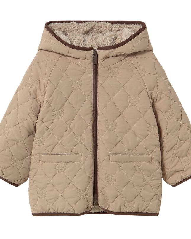 kids atelier mayoral Beige Lambswool Baby Coat