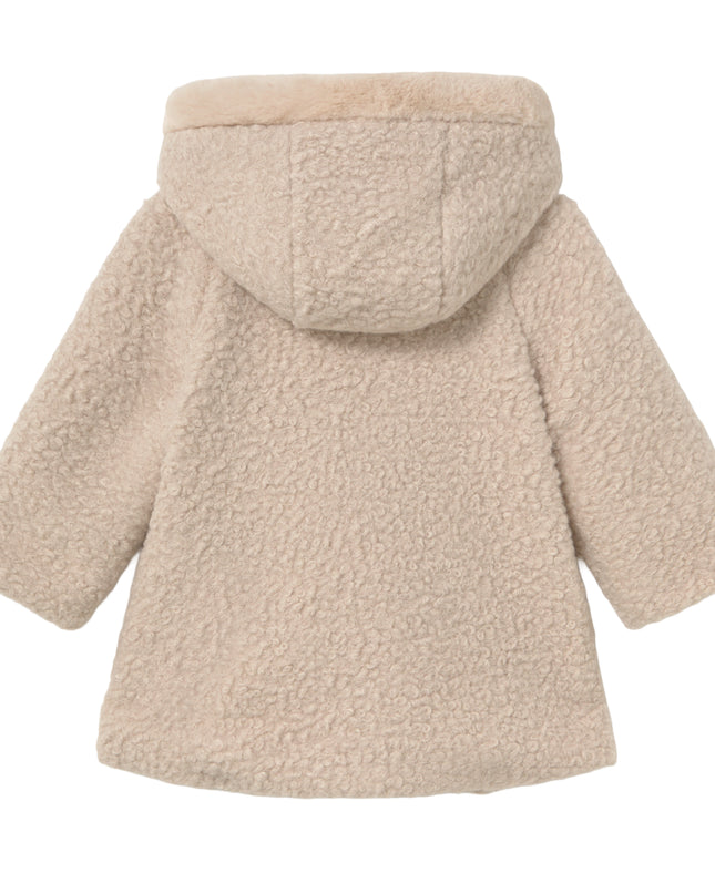 kids atelier mayoral Beige Terry Hooded Coat