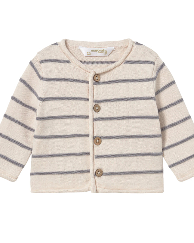 kids atelier mayoral Grey Classic Knit Baby Ensemble