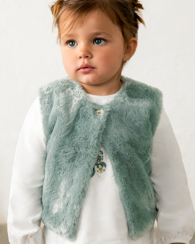kids atelier mayoral Anise Butterfly Vest Outfit Set