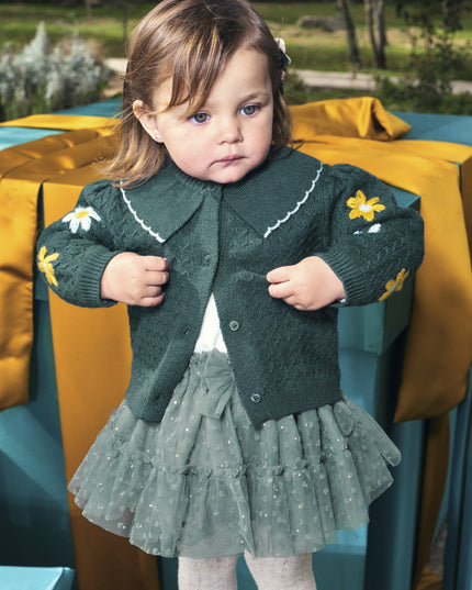 kids atelier mayoral Bayleaf Ruffled Tulle Skirt