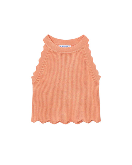 kids atelier mayoral Peach Halter Neck Top