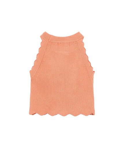 kids atelier mayoral Peach Halter Neck Top