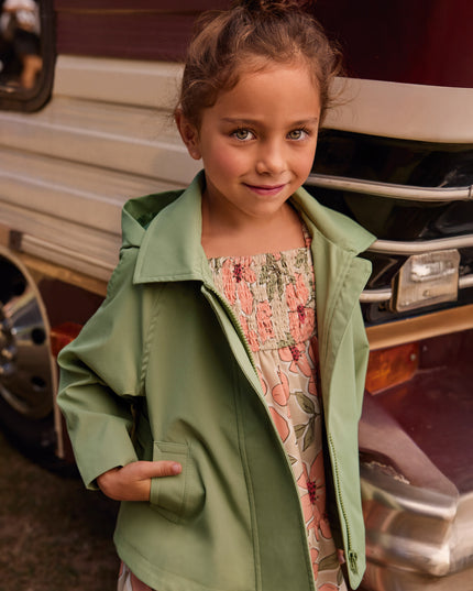 kids atelier mayoral Green Hooded Windbreaker