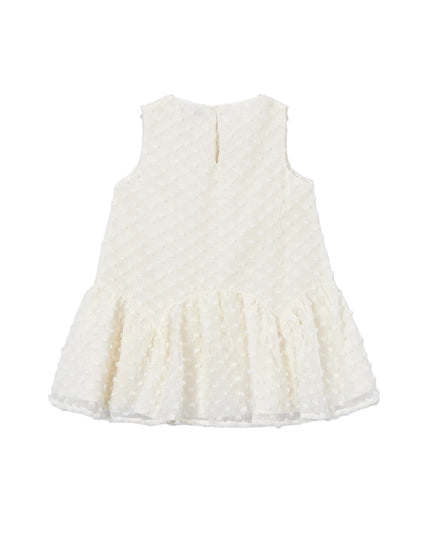 kids atelier mayoral White Plumeti dress