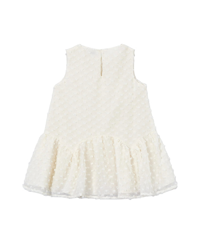 kids atelier mayoral White Plumeti dress