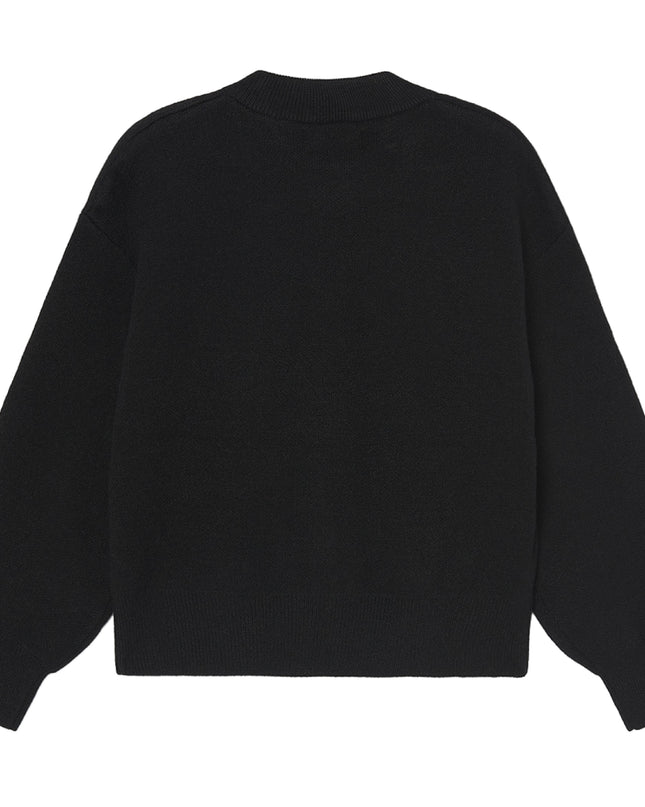 kids atelier mayoral Black Heart Button Cardigan
