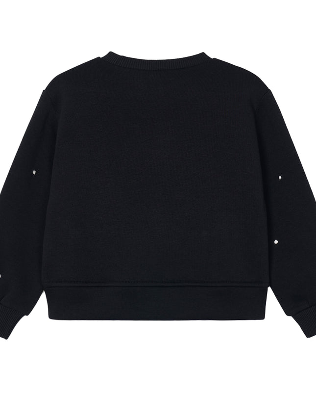 kids atelier mayoral Black Studded Sweatshirt