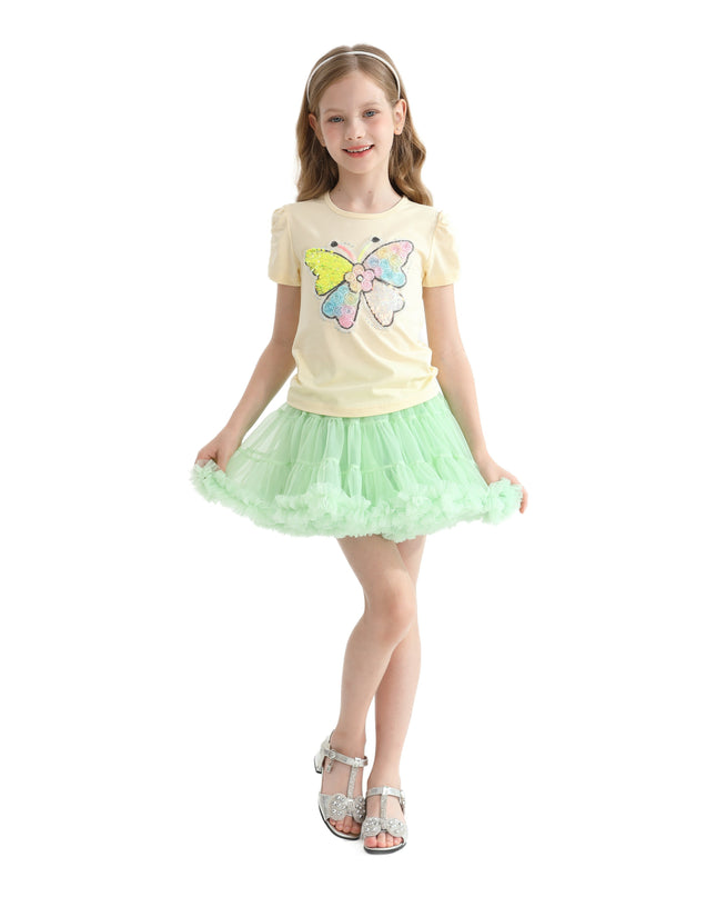 Multicolor Abbey Butterfly Skirt Outfit
