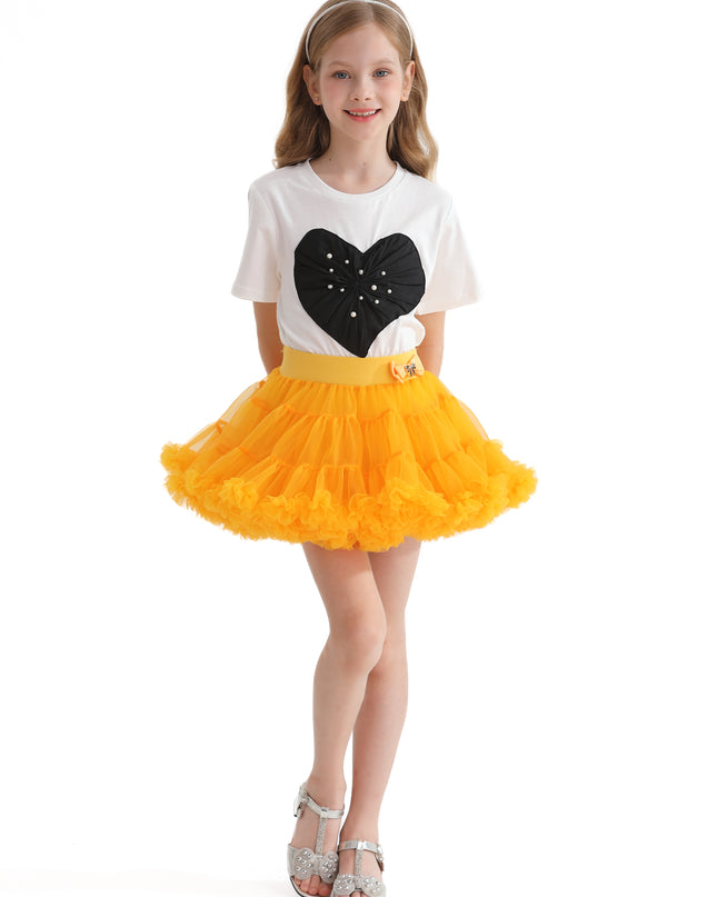 Multicolor Haley Heart Skirt Outfit