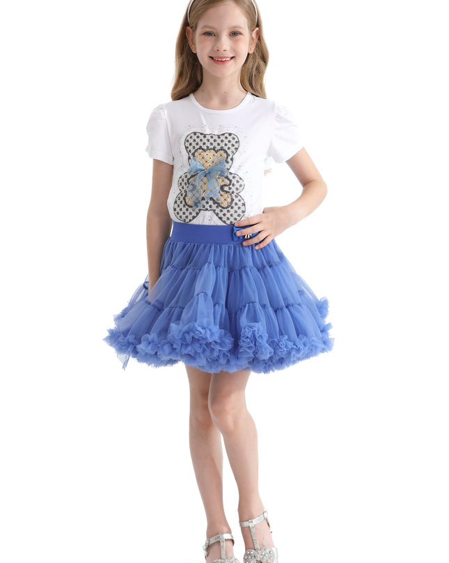 Multicolor Natalie Bear Skirt Outfit