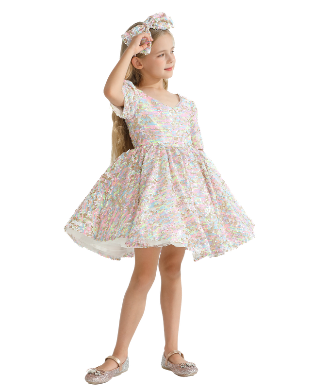 Multicolor Sequin Bahia Dress