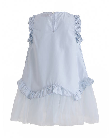 kids atelier mimi tutu Light Blue Lumielle Ruffle Dress