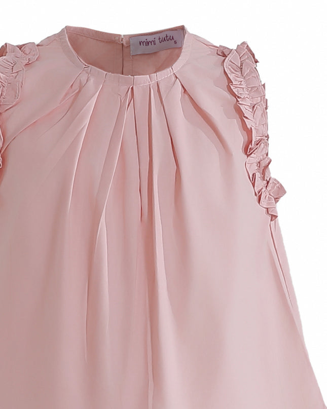 kids atelier mimi tutu Pink Lumielle Ruffle Dress